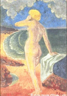 Femme nue devant la mer - Paul Sérusier