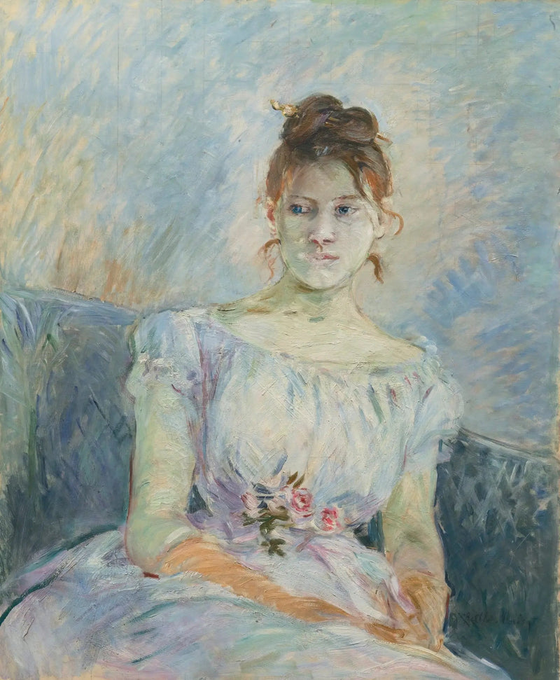 Paule Gobillard i balklänning - Berthe Morisot