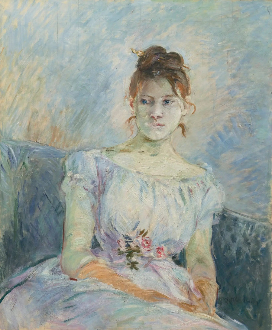 Paule Gobillard i balklänning - Berthe Morisot