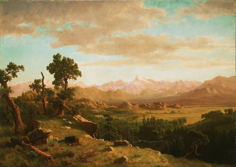 Wind River-landet - Albert Bierstadt