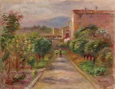 Landskap i Cagnes - Pierre-Auguste Renoir