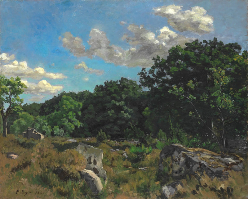 Landskap i Chailly - Frédéric Bazille