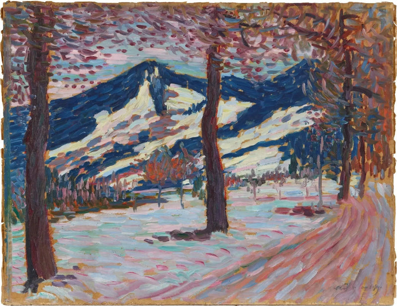 Landskap i Füssen (vår) - Alexej von Jawlensky