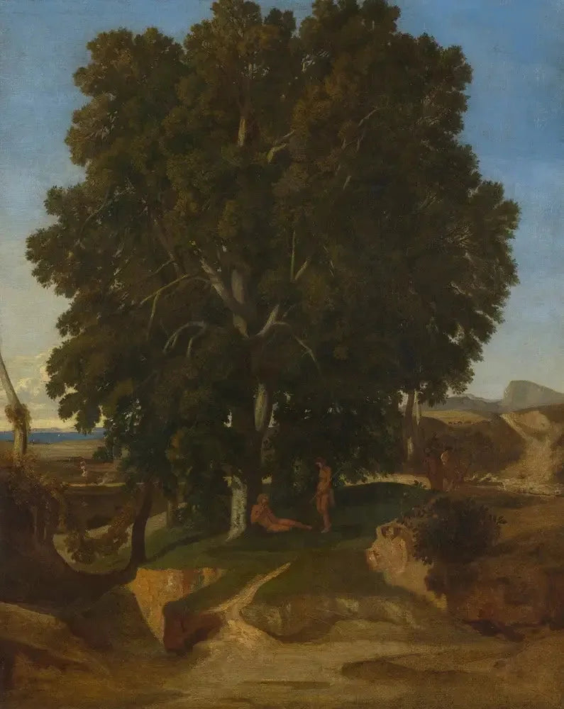 Antikt landskap - Gustave Courbet