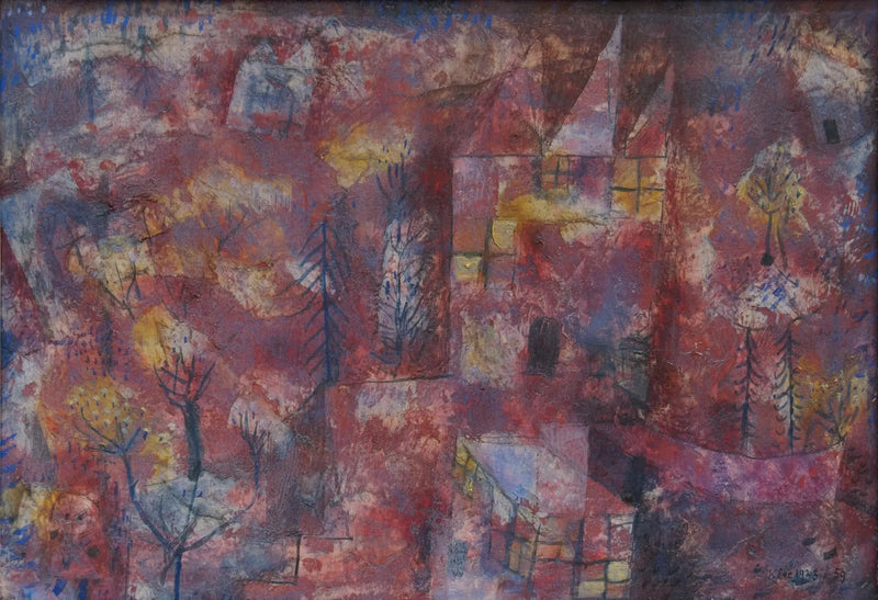 landskap med barnet - Paul Klee