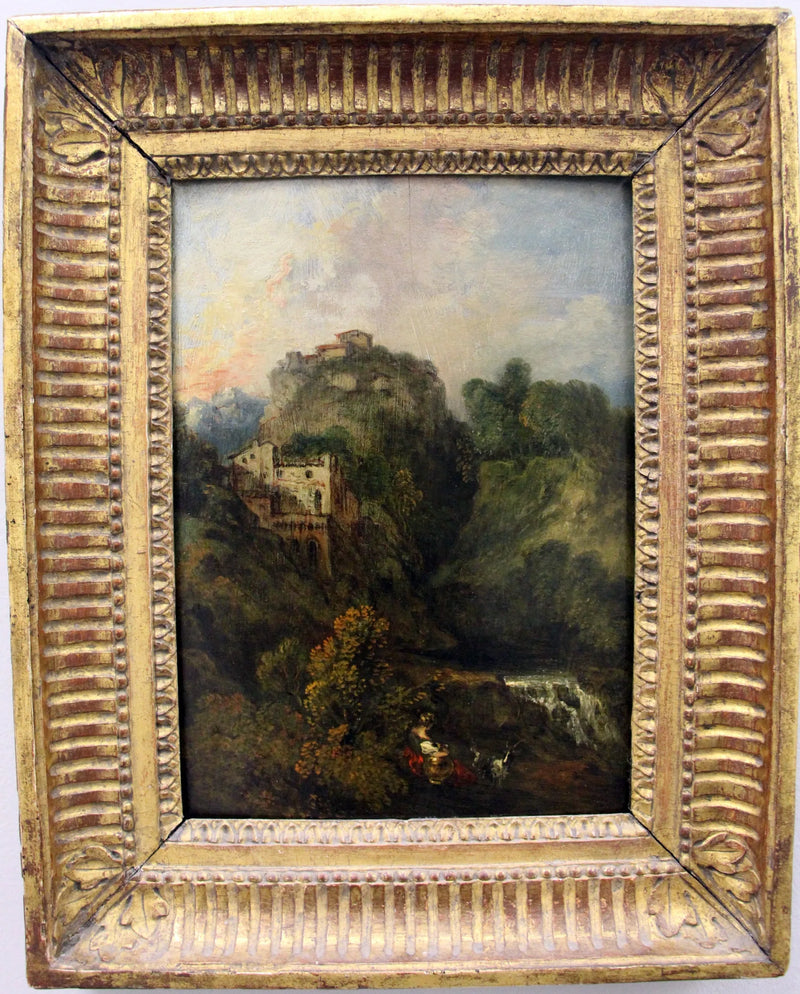 Landskap med get - Antoine Watteau