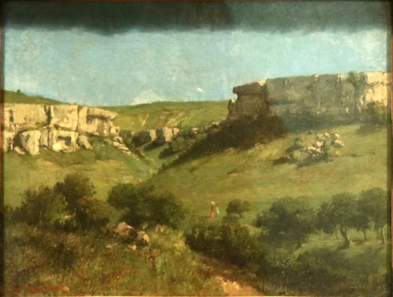 Ornans landskap - Gustave Courbet