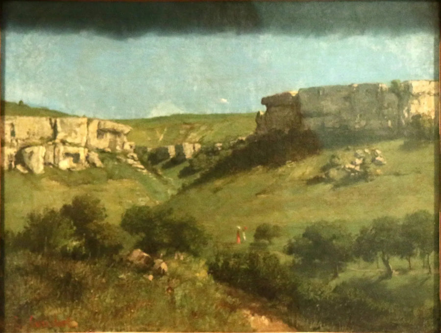 Ornans landskap - Gustave Courbet