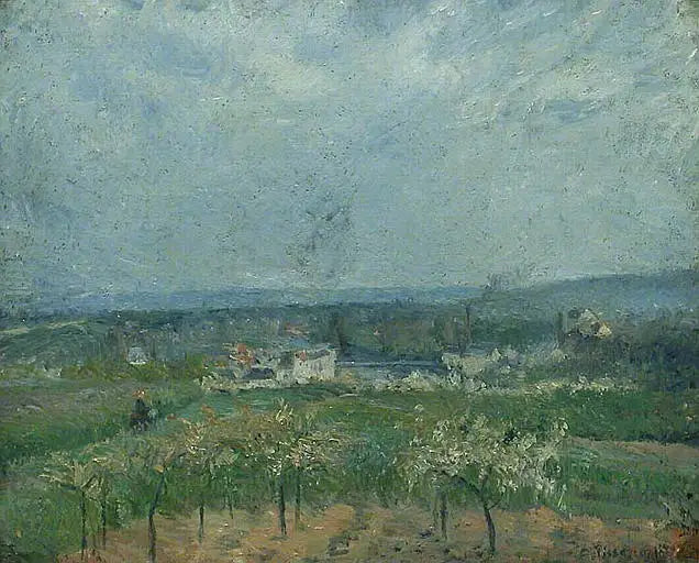 Landskap i Pontoise - Camille Pissarro