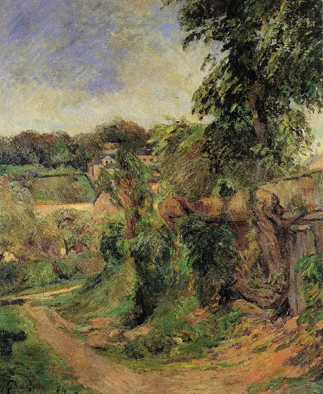 Landskap i Rouen - Paul Gauguin