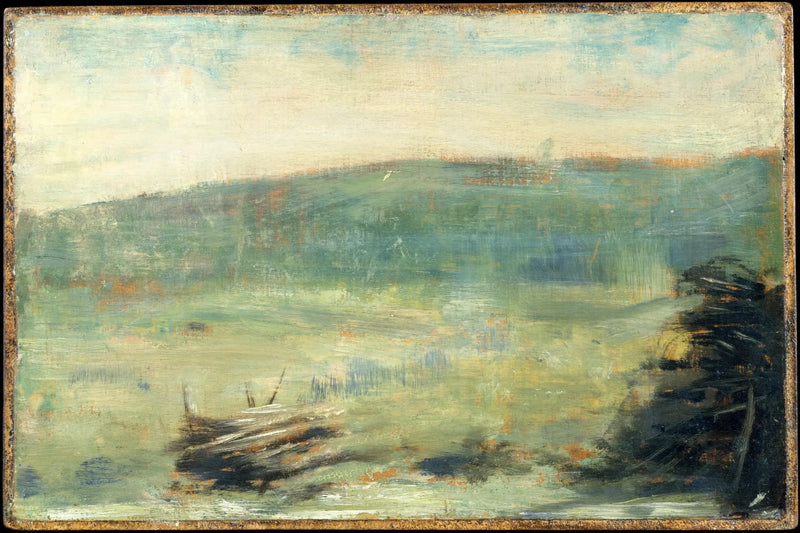 Landskap i Saint-Ouen - Georges Seurat