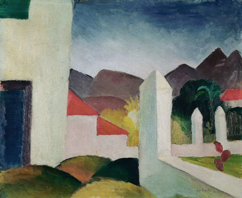 Afrikansk landskap - August Macke
