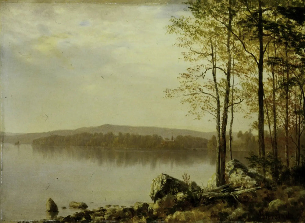 Paysage - Albert Bierstadt image 1 tableau peint à l’huile sur toile