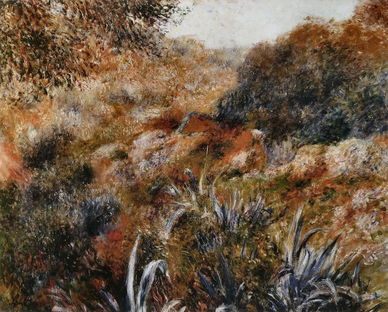 Algerisk landskap, ravinen av den vilda kvinnan - Pierre-Auguste Renoir