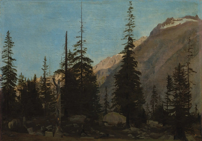 Alplandskap: Handegg, Schweiz - Jean-Léon Gérôme