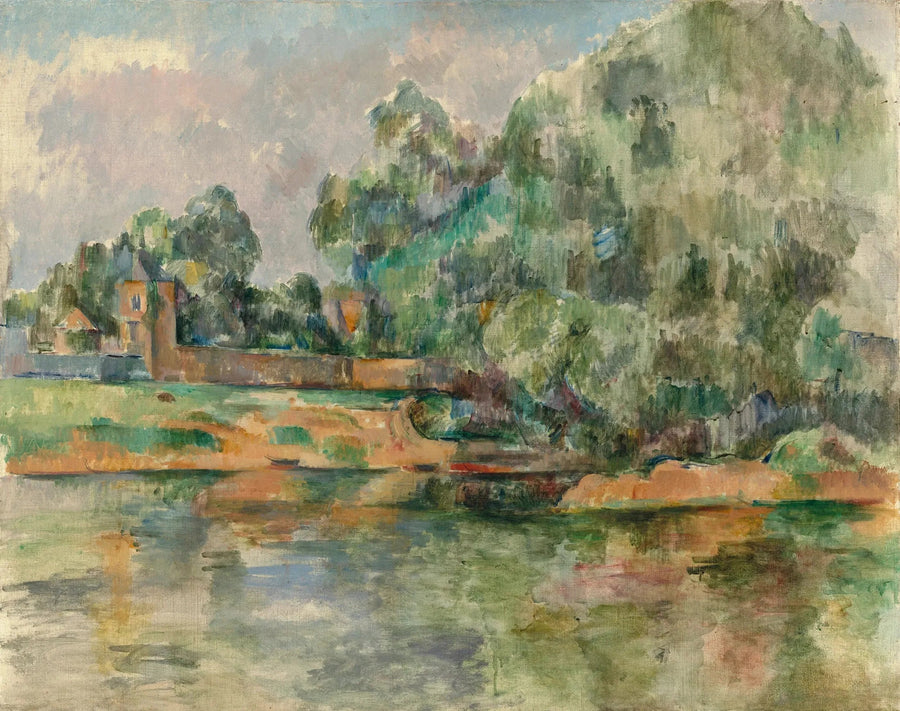 Landskap vid vattnet - Paul Cézanne