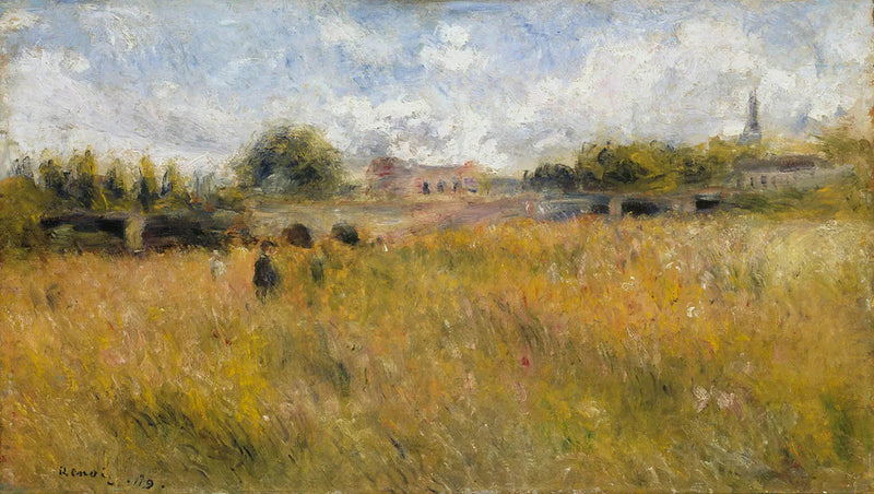 Landskap vid Seine i Rueil - Pierre-Auguste Renoir