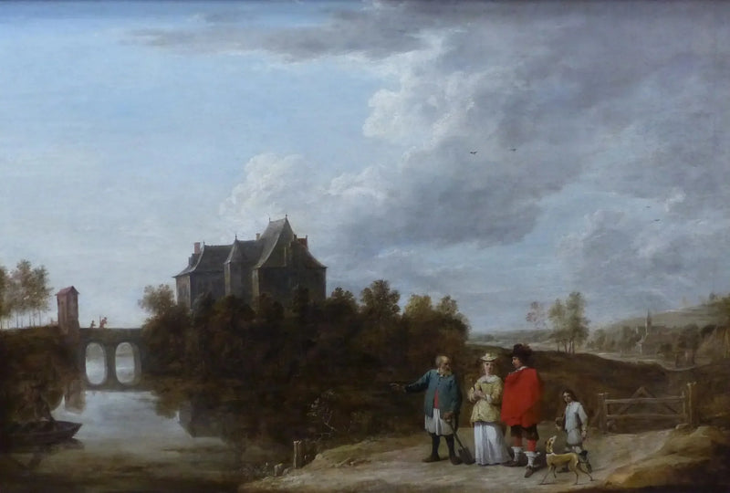 Landskap med slott - David Teniers den yngre