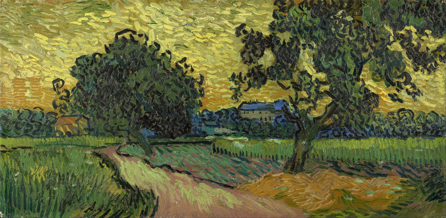 Landskap i skymningen - Vincent van Gogh