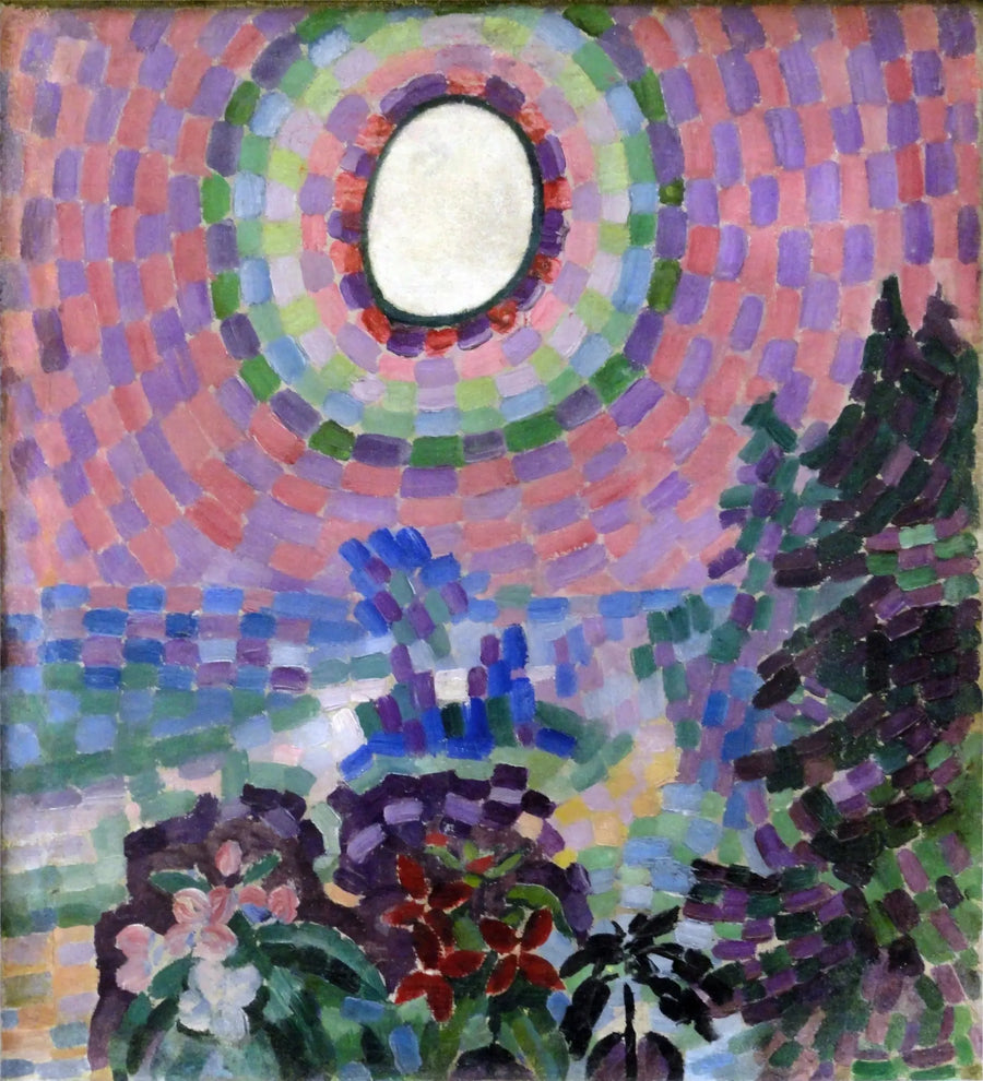 Landskap med skiva - Robert Delaunay
