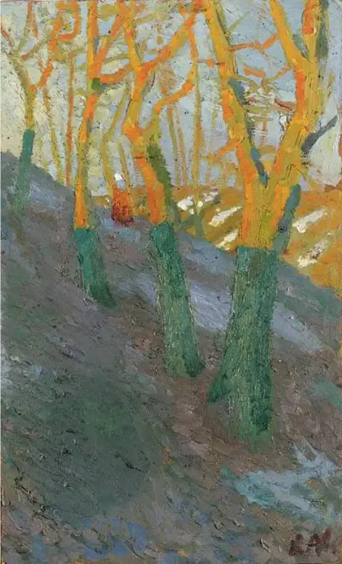 Vårlandskap - Kazimir Malevich