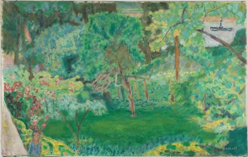 Landskap med bogserbåt - Pierre Bonnard