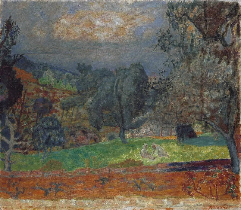 Landskap vid solnedgången. Le Cannet - Pierre Bonnard