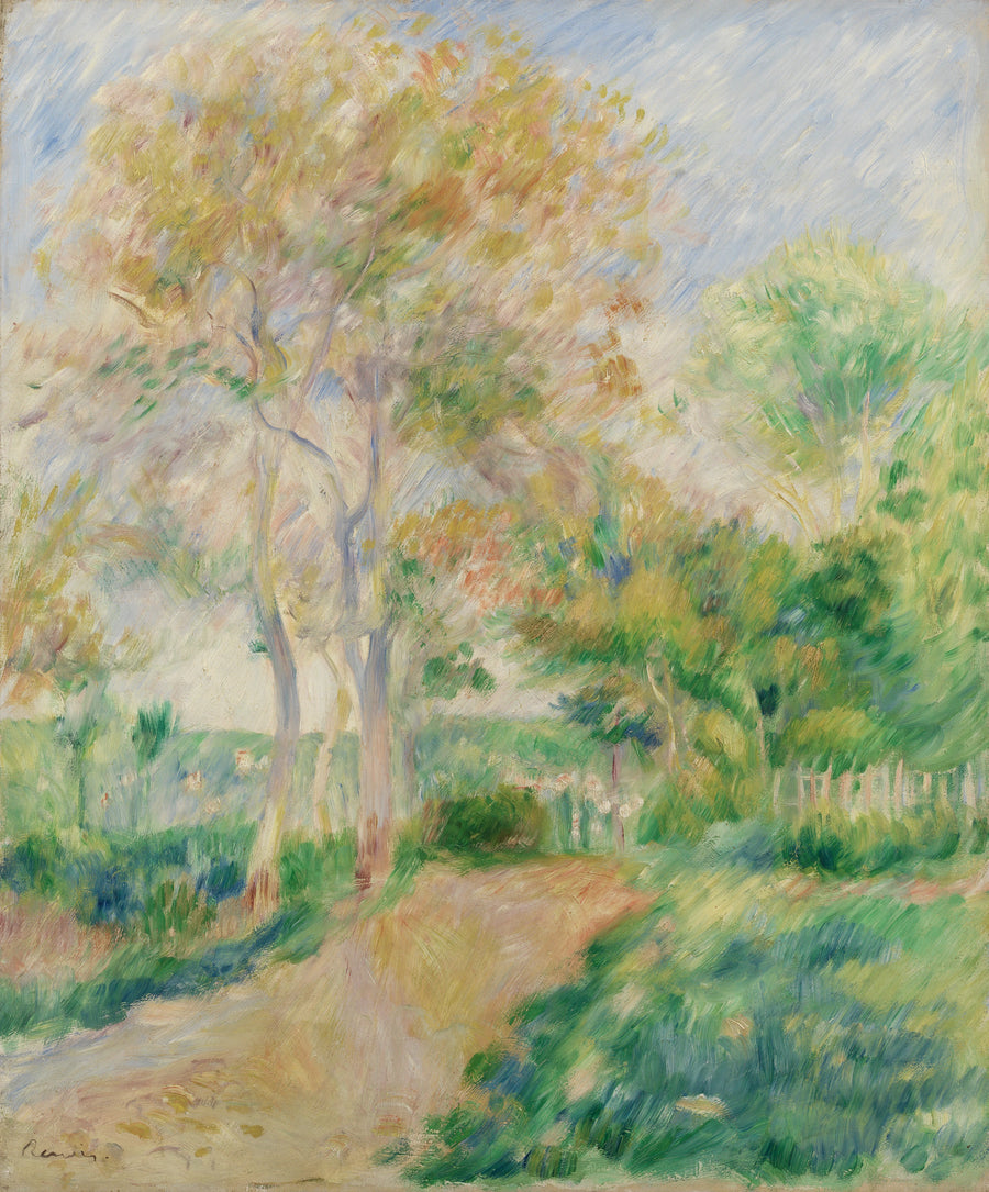 Höstlandskap - Pierre-Auguste Renoir