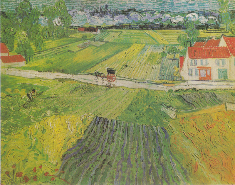 Landskap i Auvers efter regnet - Vincent van Gogh