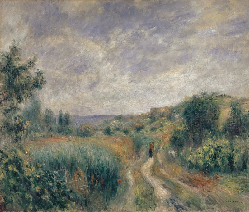 Landskap i omgivningarna av Essoyes - Pierre-Auguste Renoir
