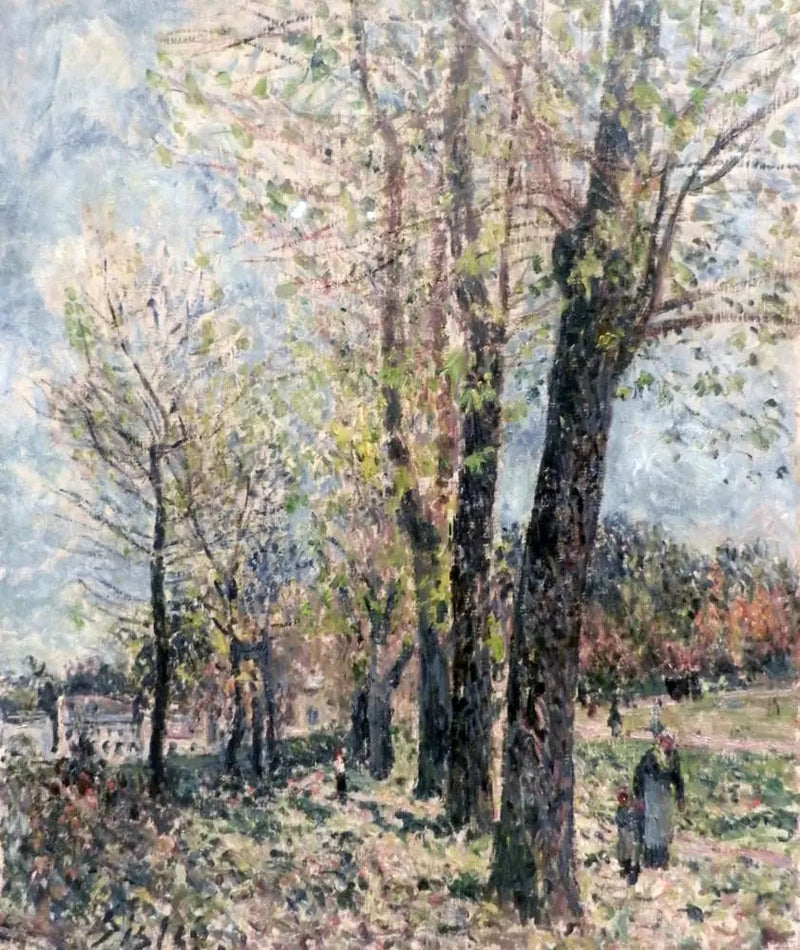 Landskap i omgivningarna av Moret - Alfred Sisley