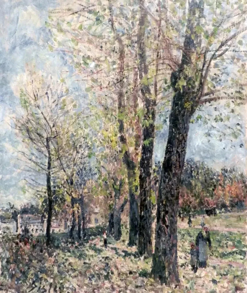 Landskap i omgivningarna av Moret - Alfred Sisley