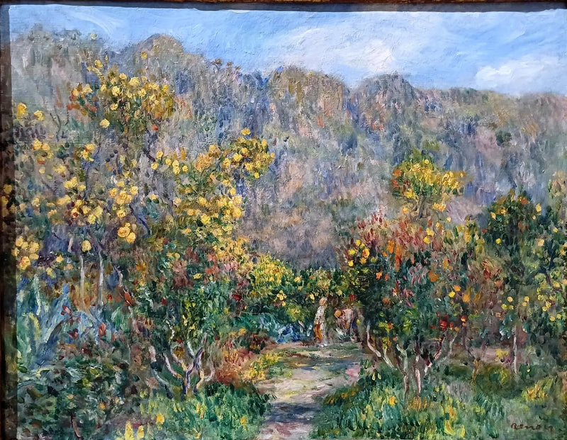 Landskap med mimosa - Pierre-Auguste Renoir
