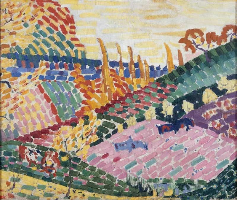 Landskap med kor - Robert Delaunay