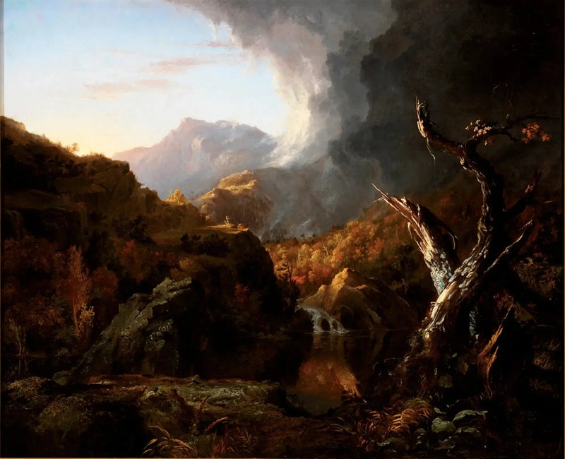 Landskap med död träd - Thomas Cole