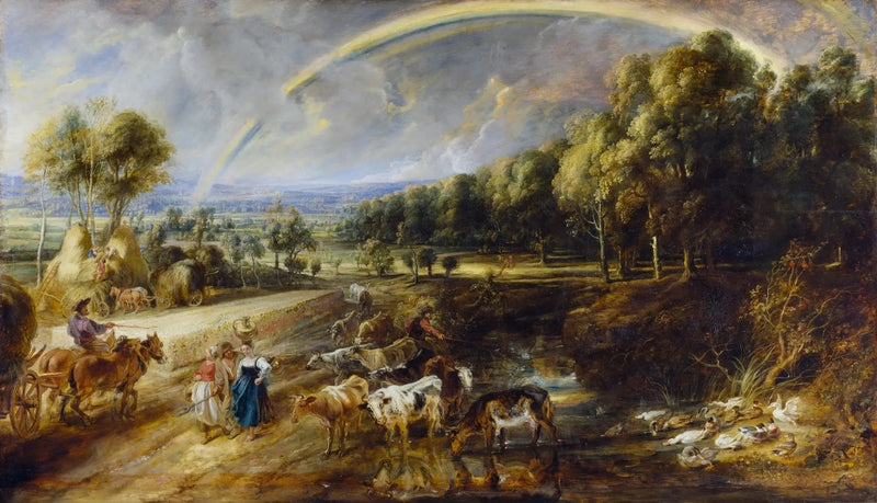 Landskap med regnbåge - Peter Paul Rubens