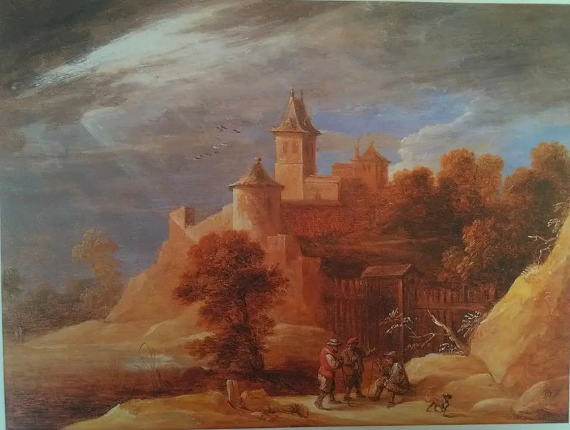 Landskap med slott - David Teniers den yngre
