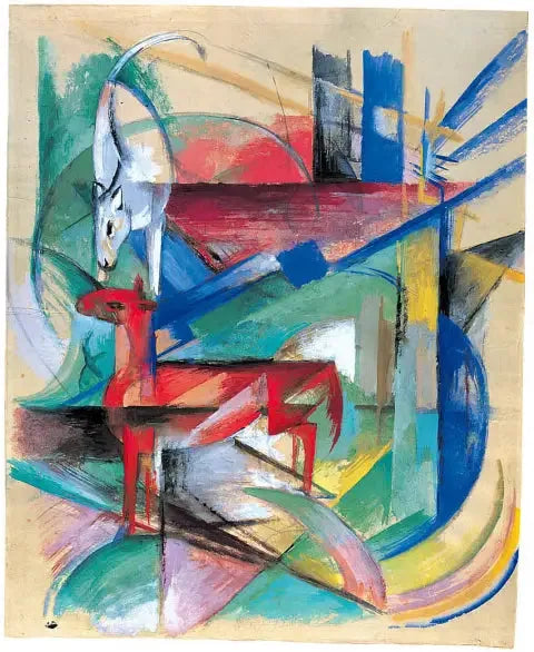 Landskap med djur - Franz Marc