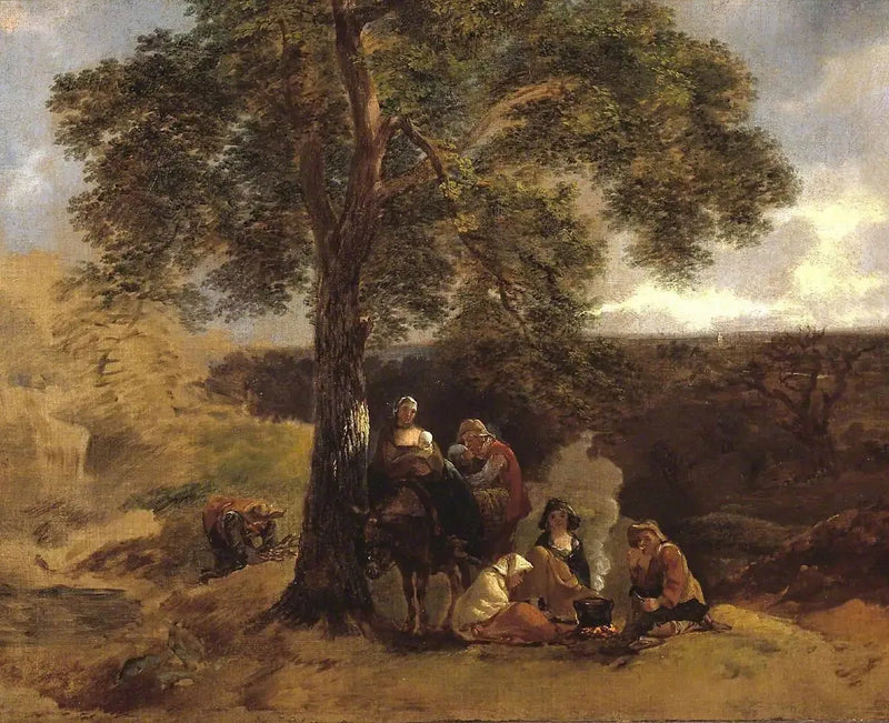 Landskap med romer - Thomas Gainsborough