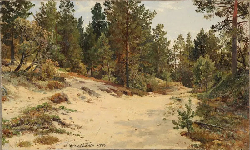 Landskap med tallar - Ivan Chichkine