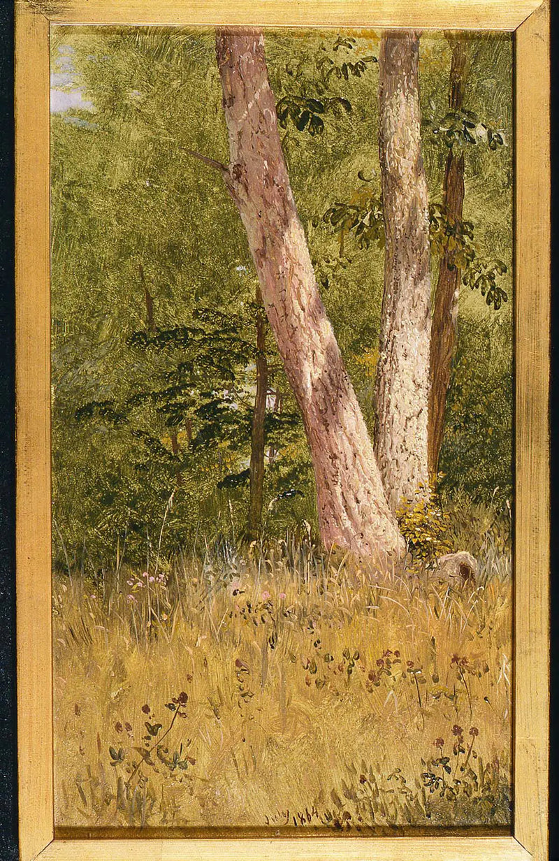 Landskap med två träd - Frederic Edwin Church