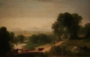 Landskap med boskap - Asher Brown Durand