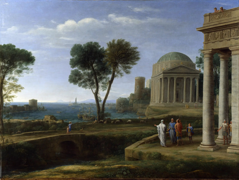 Landskap med Aeneas på Delos - Claude Lorrain