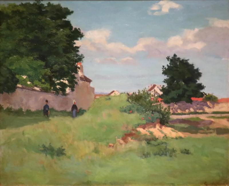 Landskap med figurer - Armand Guillaumin