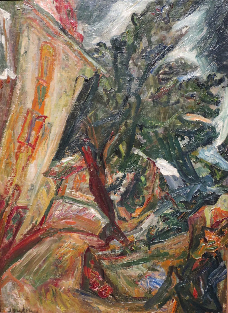 Landskap med figurer─Céret - Chaim Soutine
