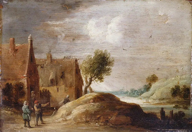 Landskap med figurer - David Teniers den yngre