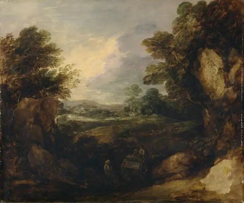 Landskap med figurer - Thomas Gainsborough