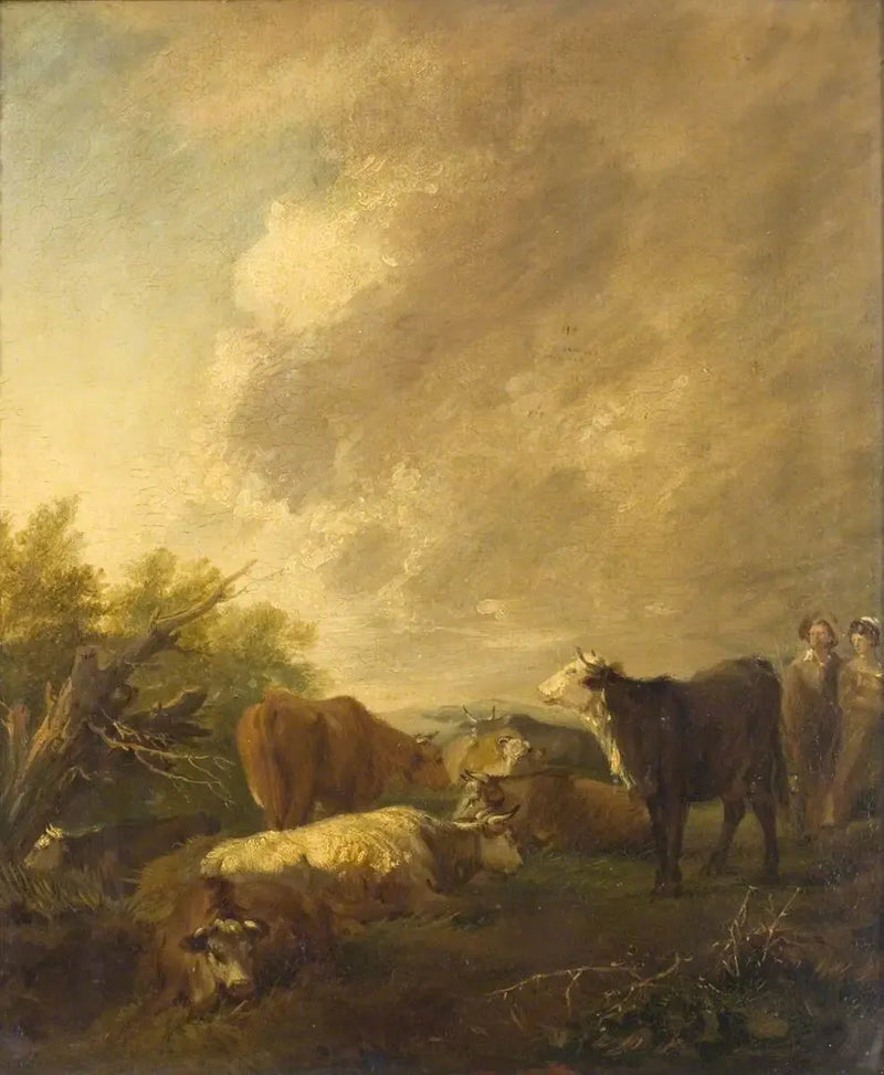 Landskap med figurer - Thomas Gainsborough