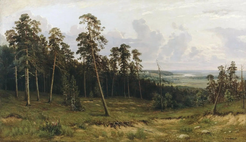 Landskap med skog - Ivan Chichkine