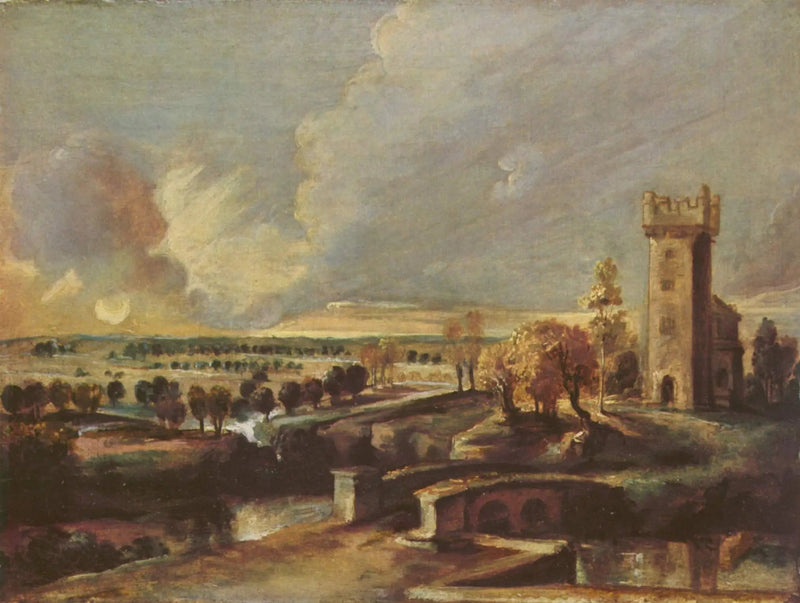 Landskap med slottstornet « Steen » - Peter Paul Rubens